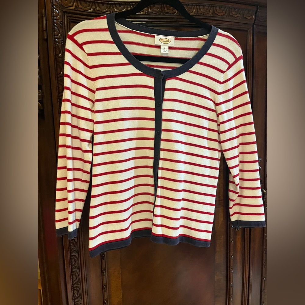 Talbots Button Down Top Small - Picture 4 of 9